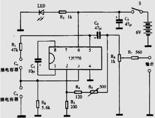 LM386低電壓音頻功率放大器電路圖